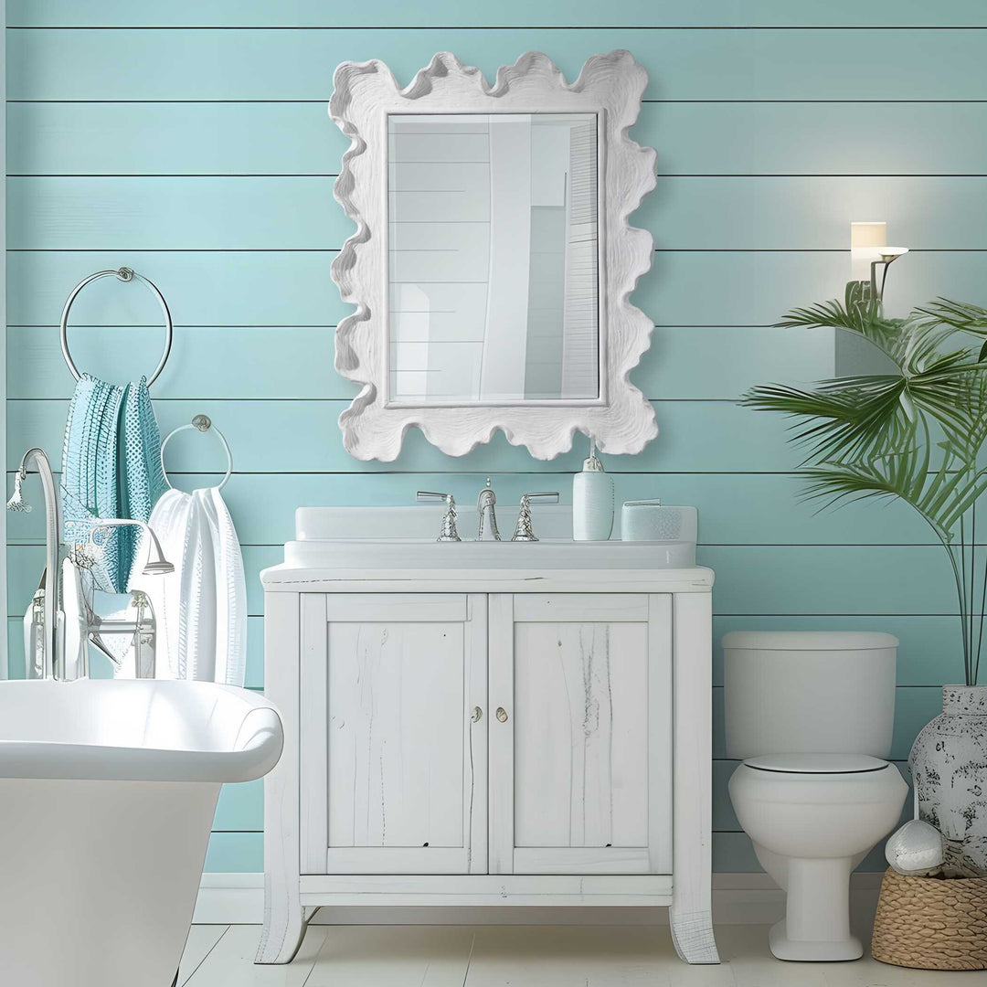 American Home Furniture Uttermost Sea Coral Coastal Mirror