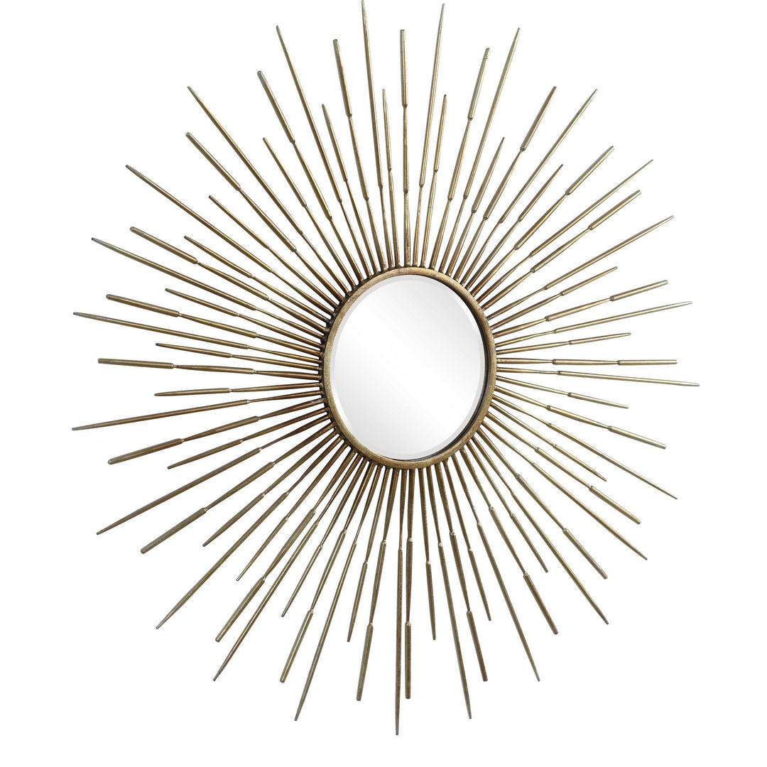 American Home Furniture Uttermost Golden Rays Starburst Mirror