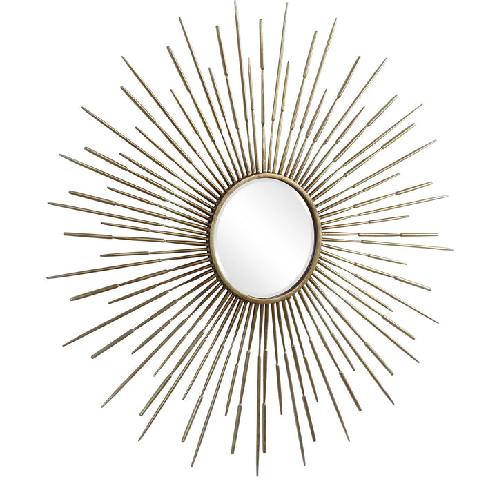 American Home Furniture Uttermost Golden Rays Starburst Mirror