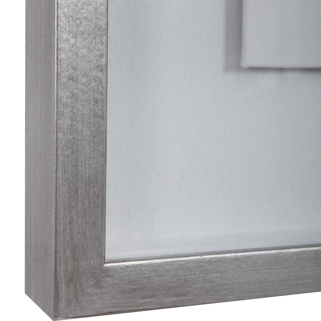 American Home Furniture Uttermost Kalia Blue Stone Shadow Box