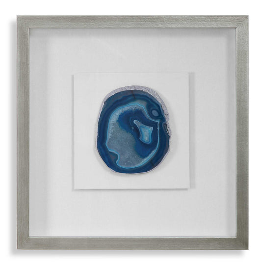 American Home Furniture Uttermost Kalia Blue Stone Shadow Box