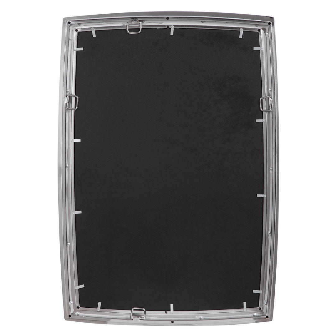 American Home Furniture Uttermost Haskill Brushed Nickel Mirror
