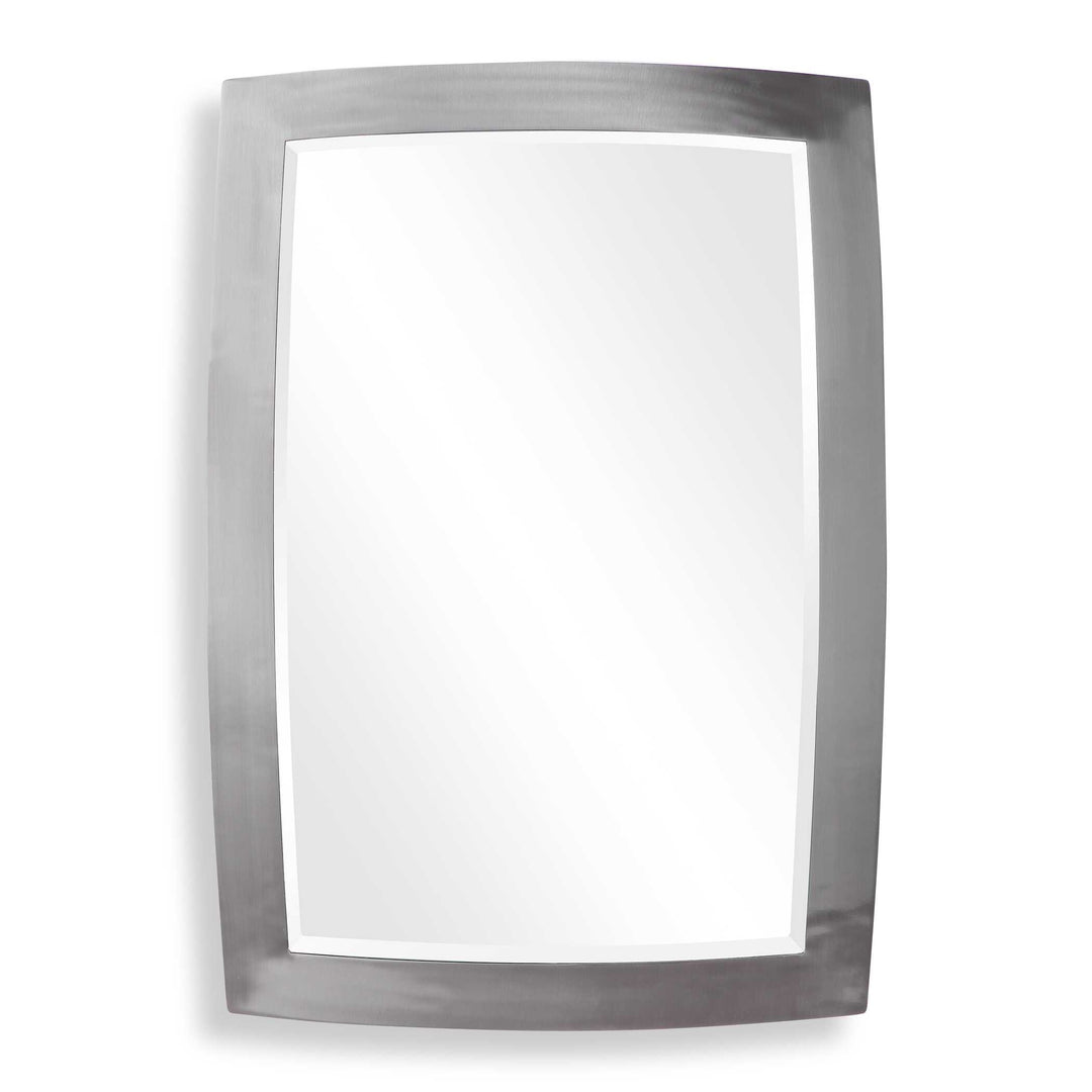 American Home Furniture Uttermost Haskill Brushed Nickel Mirror