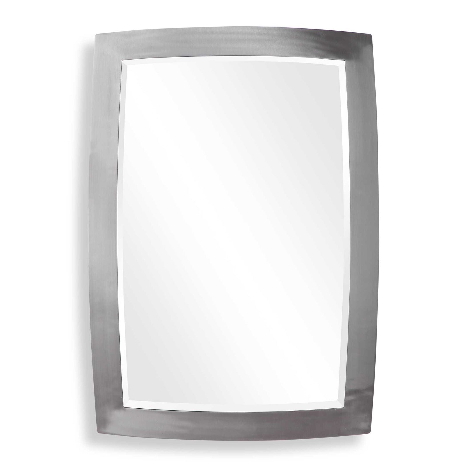 American Home Furniture Uttermost Haskill Brushed Nickel Mirror