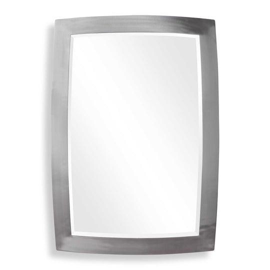 American Home Furniture Uttermost Haskill Brushed Nickel Mirror