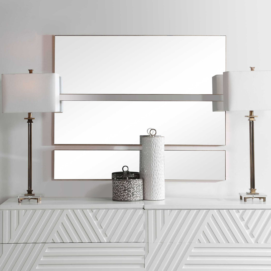 American Home Furniture Uttermost Rowling Gold Mirrors, Set of 3