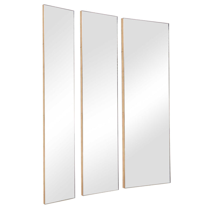 American Home Furniture Uttermost Rowling Gold Mirrors, Set of 3