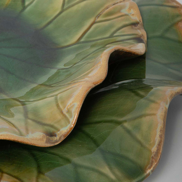 American Home Furniture Uttermost Abella Green Ceramic Wall Decor Set of 3