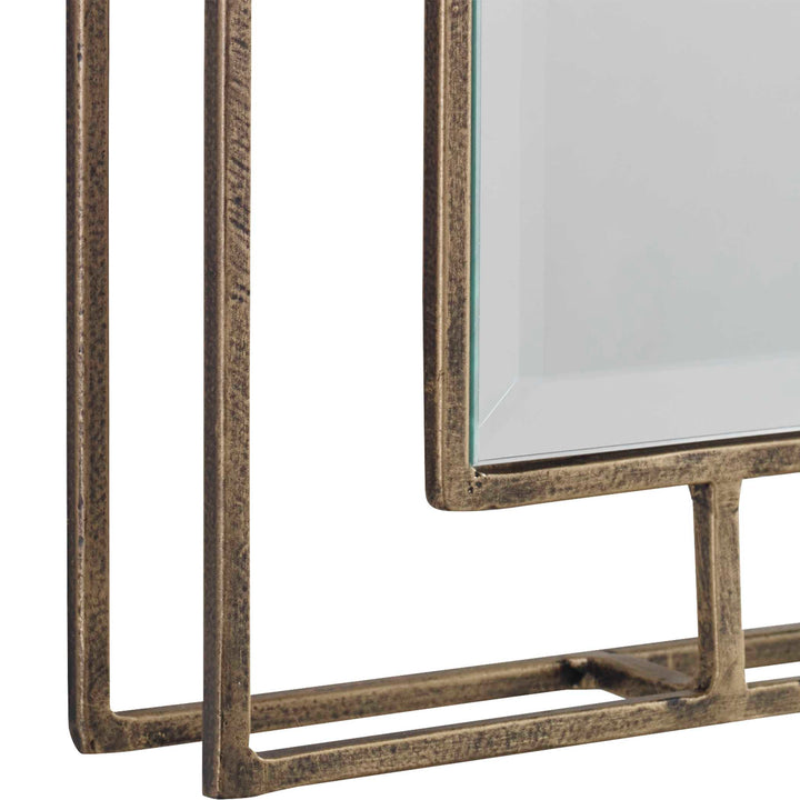 American Home Furniture Uttermost Rutledge Gold Mirrors, Set of 2