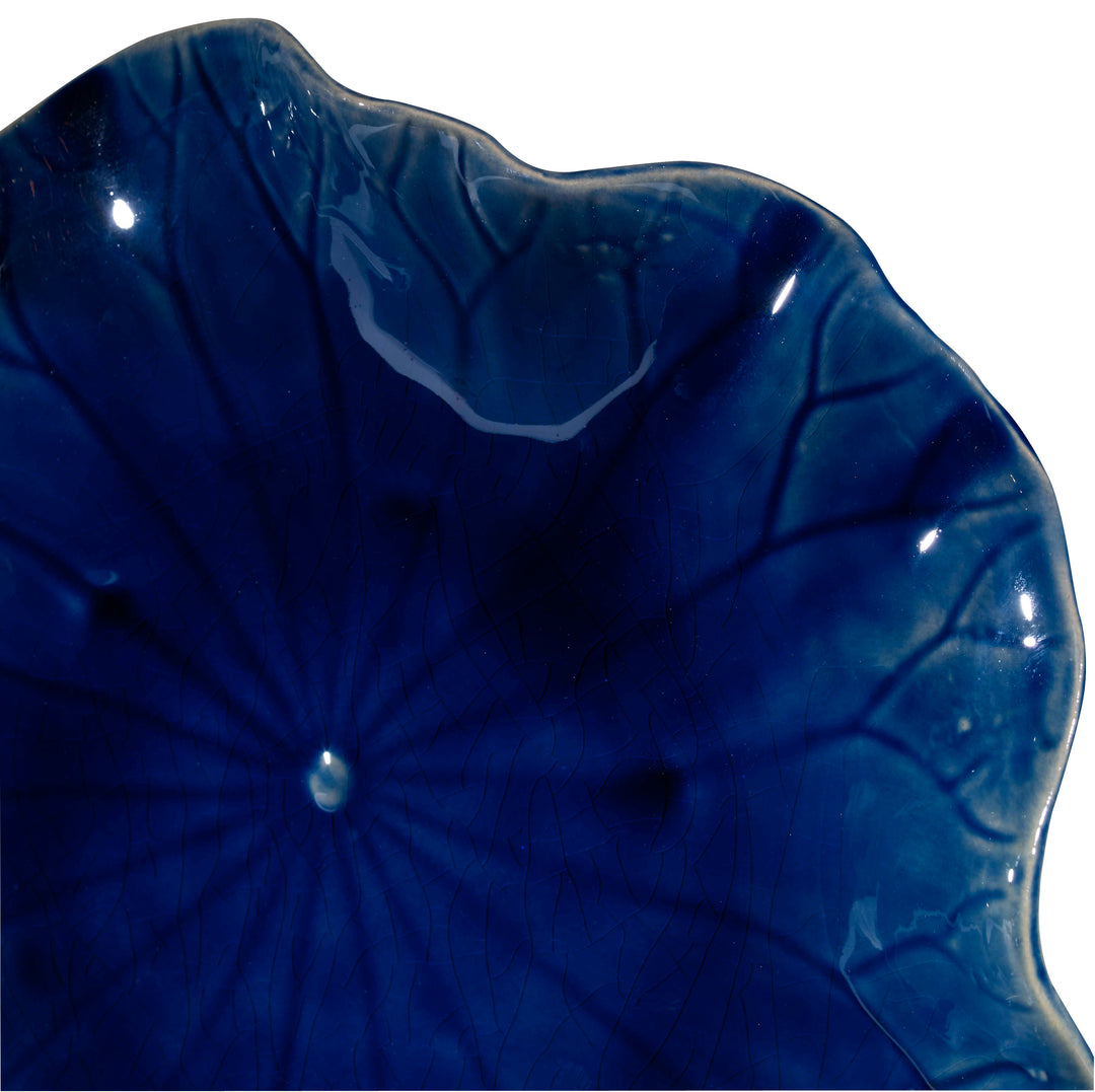 American Home Furniture Uttermost Abella Blue Ceramic Wall Decor Set of 3