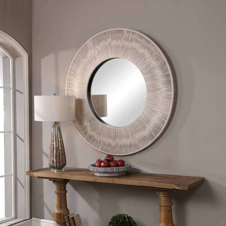American Home Furniture Uttermost Sailor's Knot Round Mirror