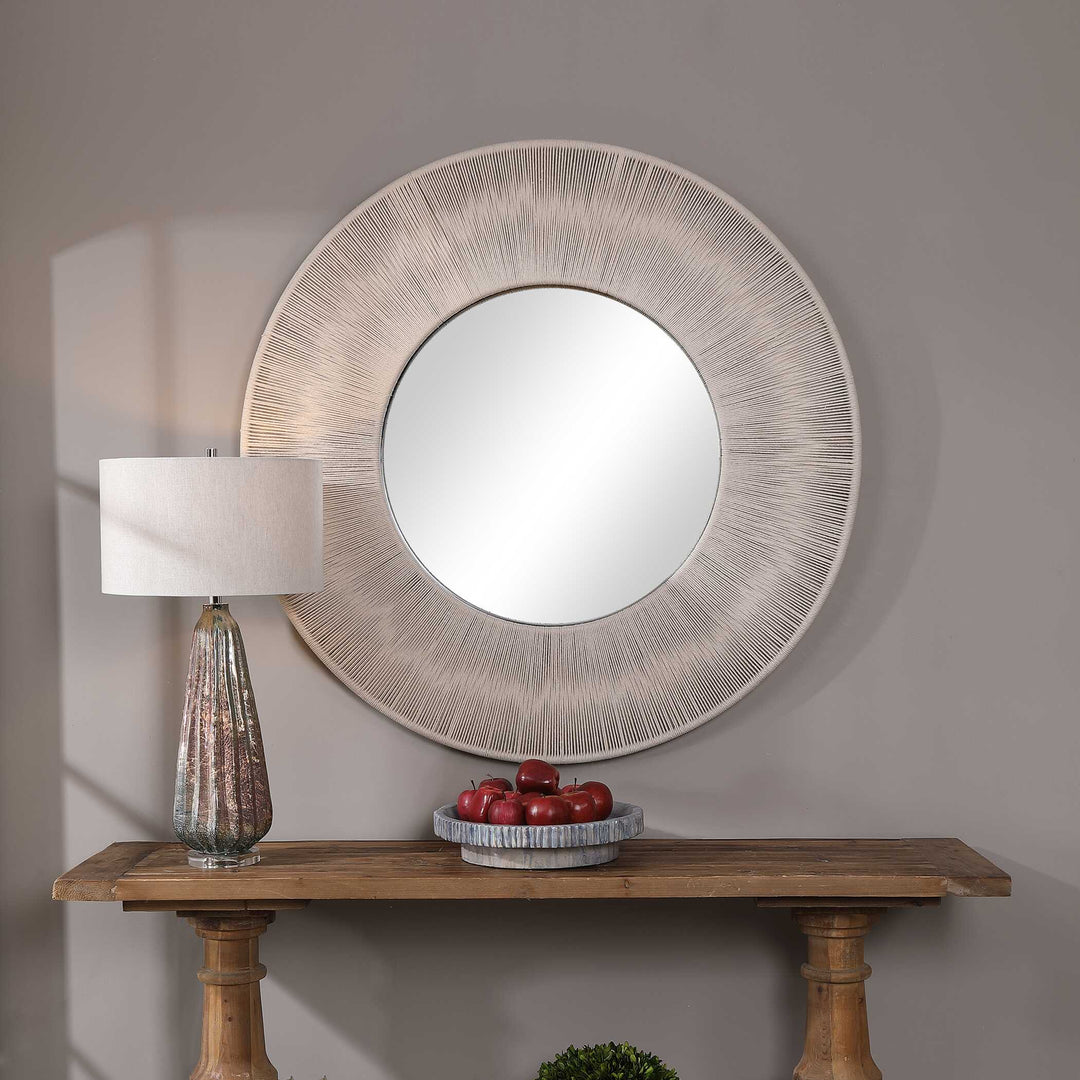American Home Furniture Uttermost Sailor's Knot Round Mirror
