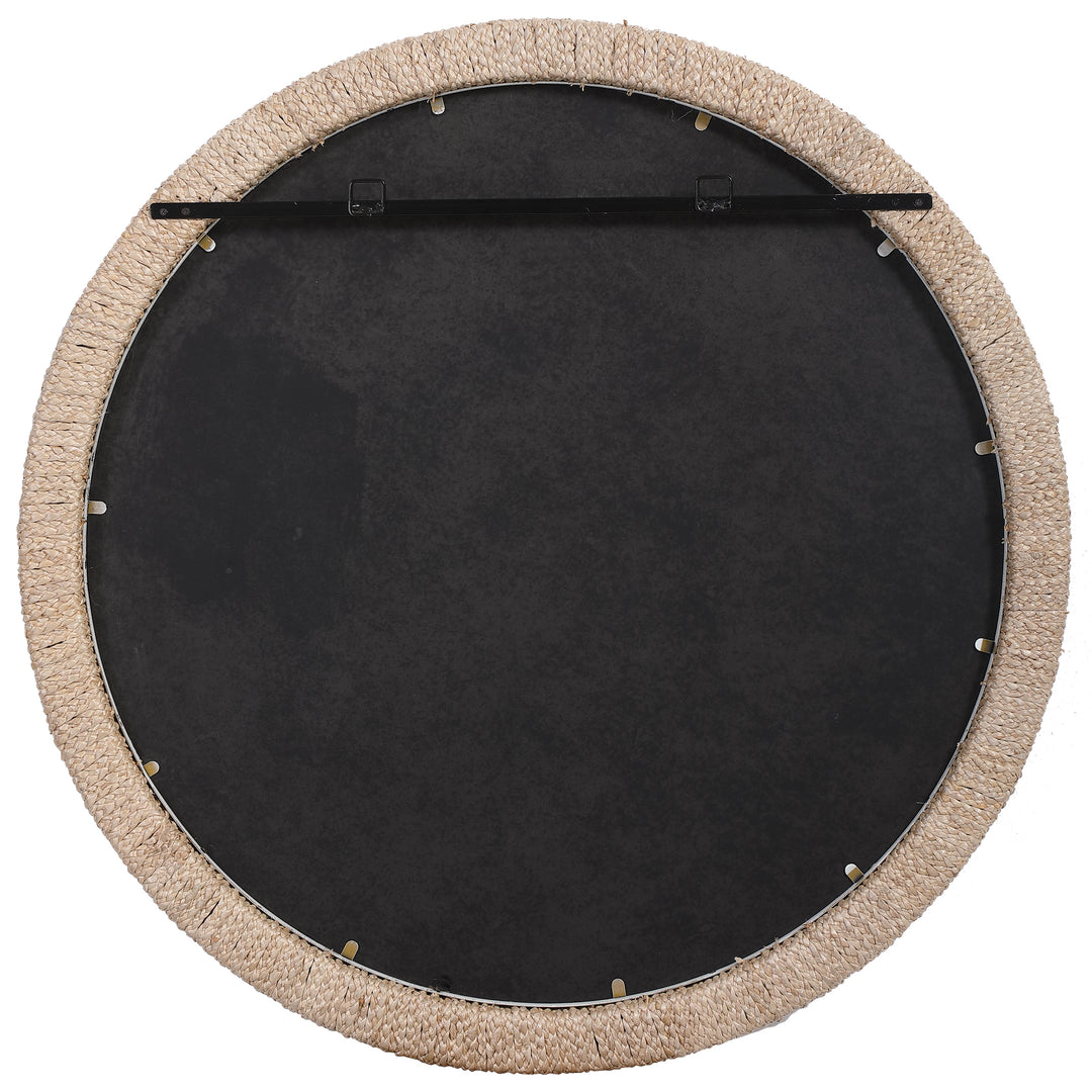 American Home Furniture Uttermost Carbet Round Rope Mirror