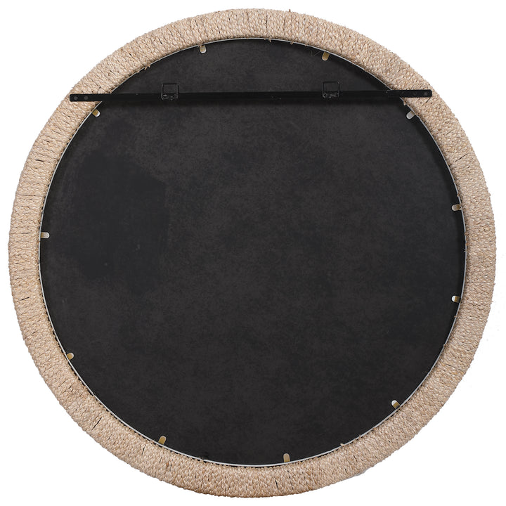 American Home Furniture Uttermost Carbet Round Rope Mirror