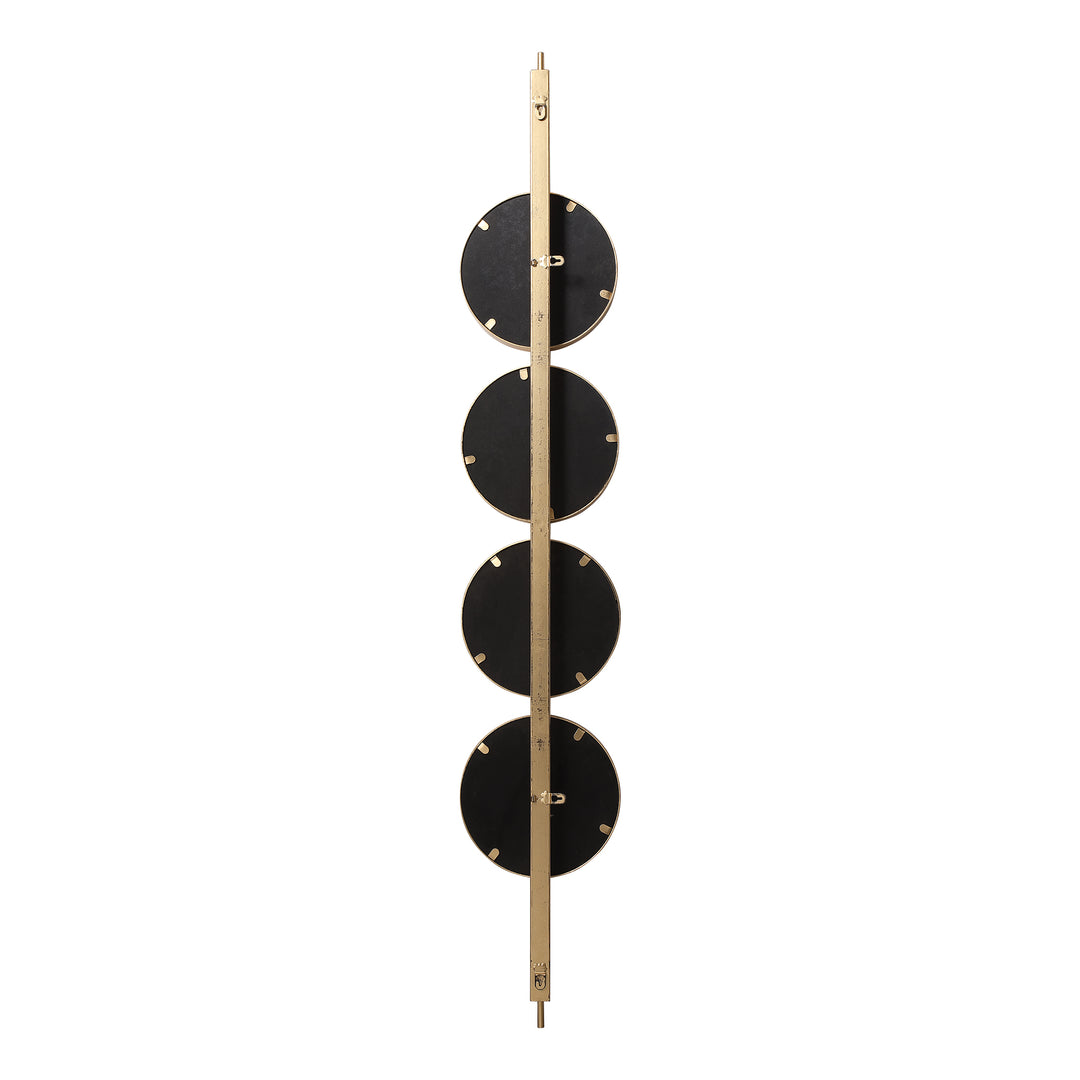 American Home Furniture Uttermost Button Gold Mirror