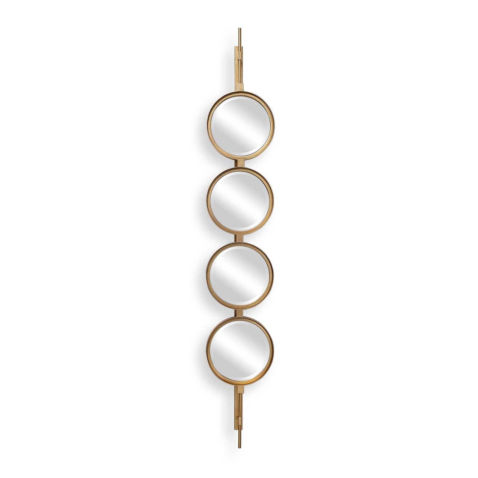 American Home Furniture Uttermost Button Gold Mirror