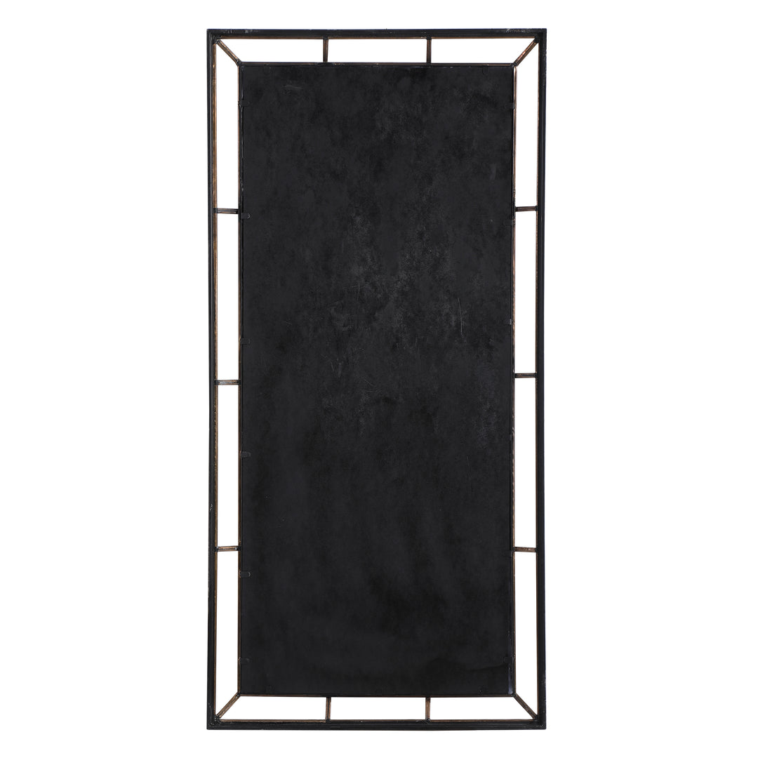 American Home Furniture Uttermost Farrow Copper Industrial Mirror