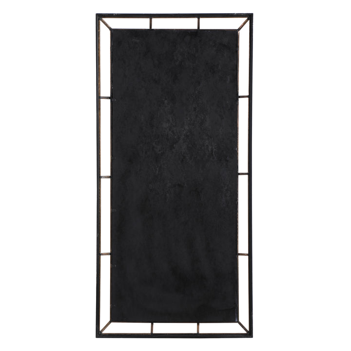 American Home Furniture Uttermost Farrow Copper Industrial Mirror