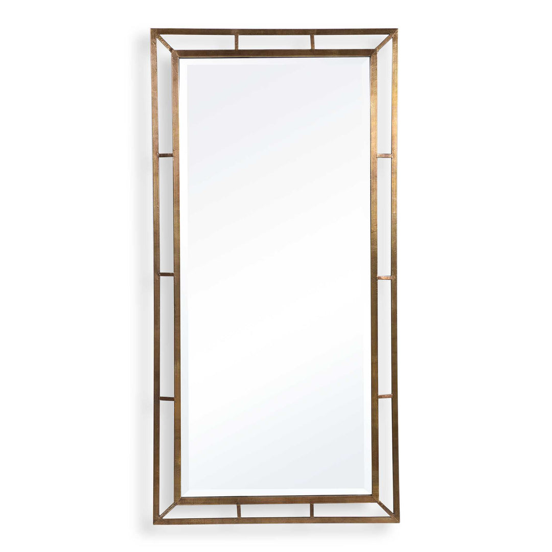 American Home Furniture Uttermost Farrow Copper Industrial Mirror
