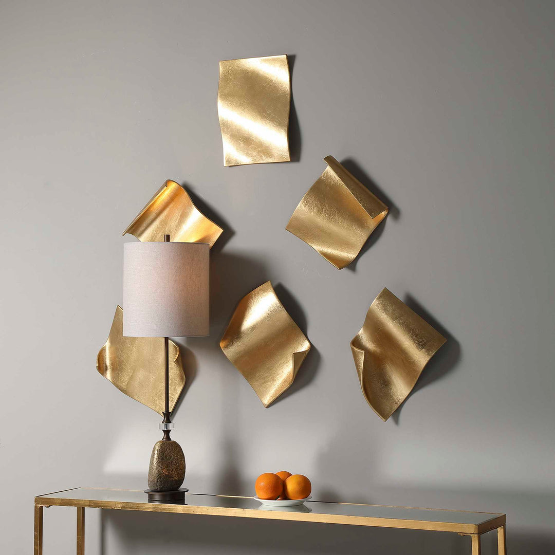 American Home Furniture Uttermost Fluttering Pages Wall Decor, Set of 6