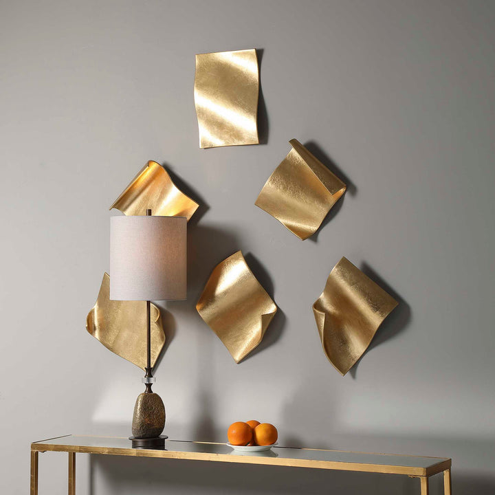 American Home Furniture Uttermost Fluttering Pages Wall Decor, Set of 6