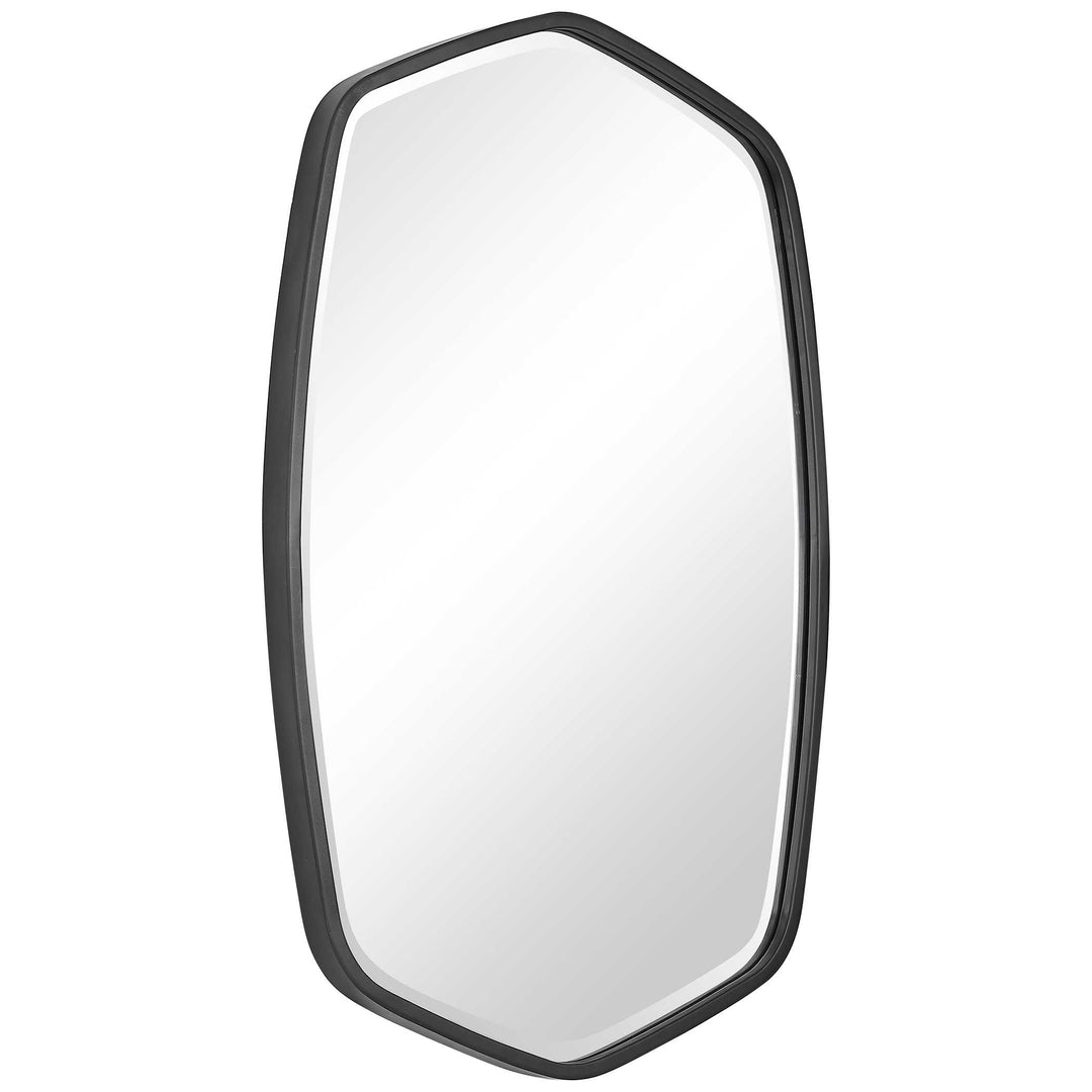 American Home Furniture Uttermost Duronia Black Iron Mirror