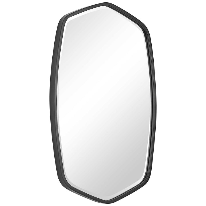 American Home Furniture Uttermost Duronia Black Iron Mirror