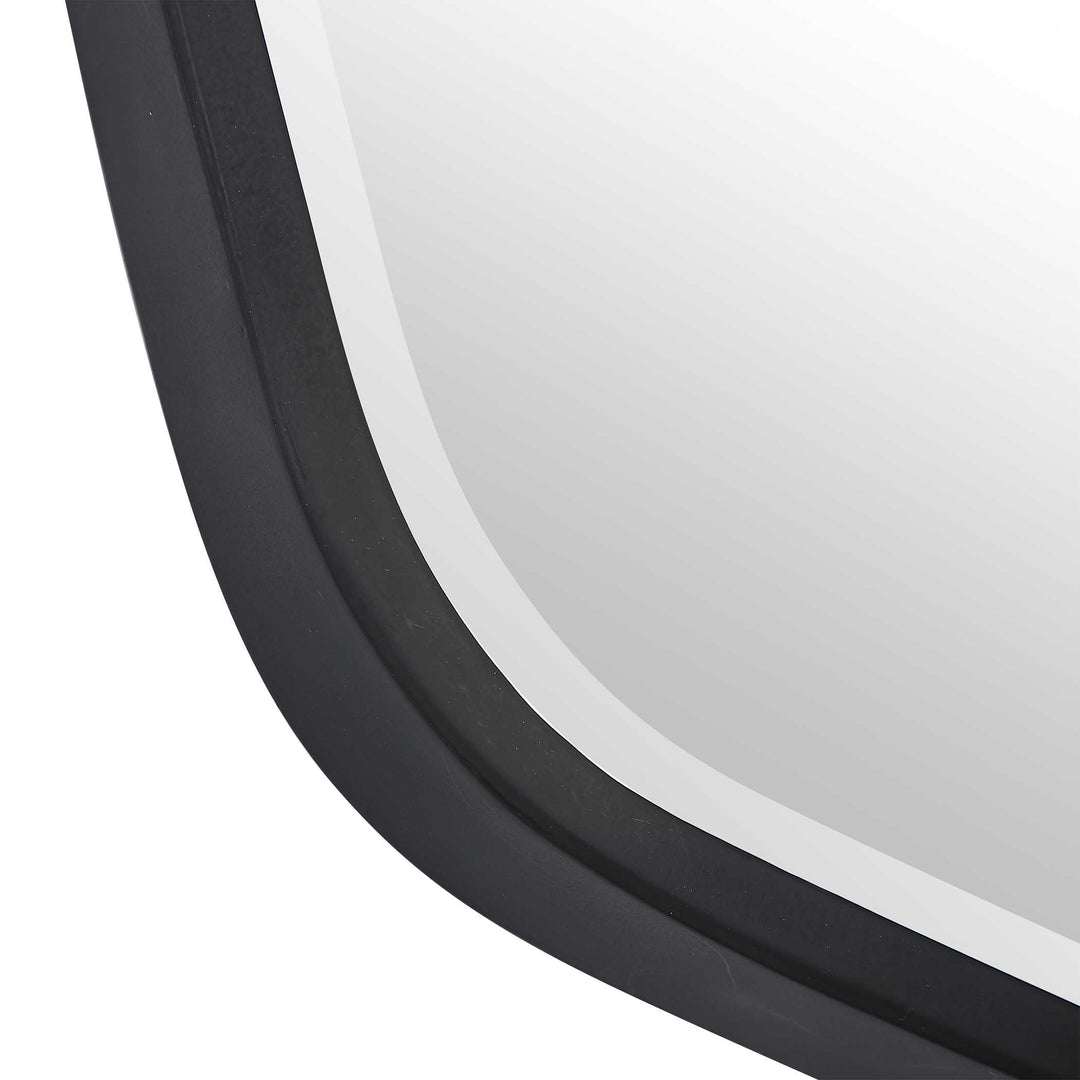 American Home Furniture Uttermost Duronia Black Iron Mirror