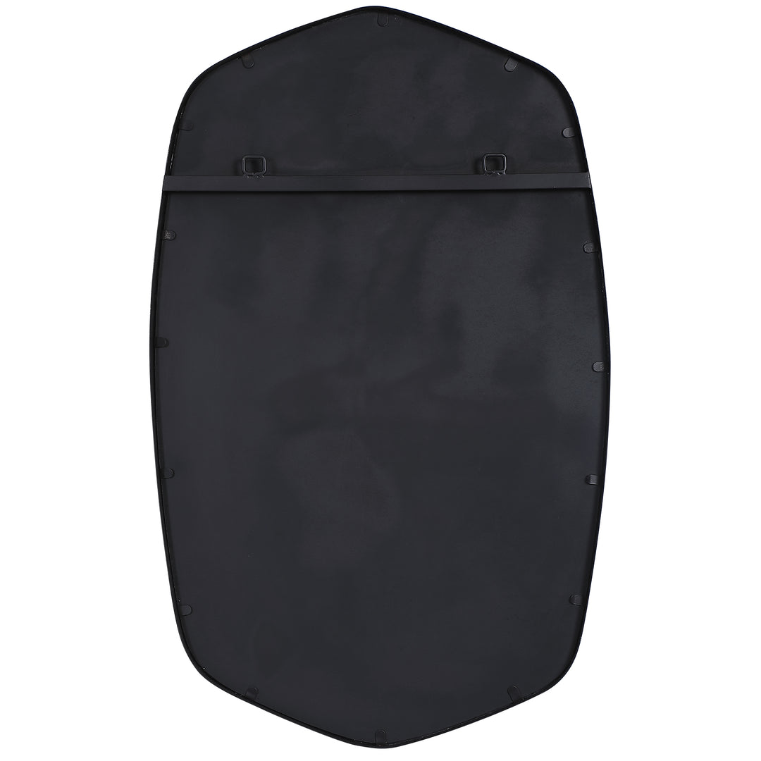 American Home Furniture Uttermost Duronia Black Iron Mirror
