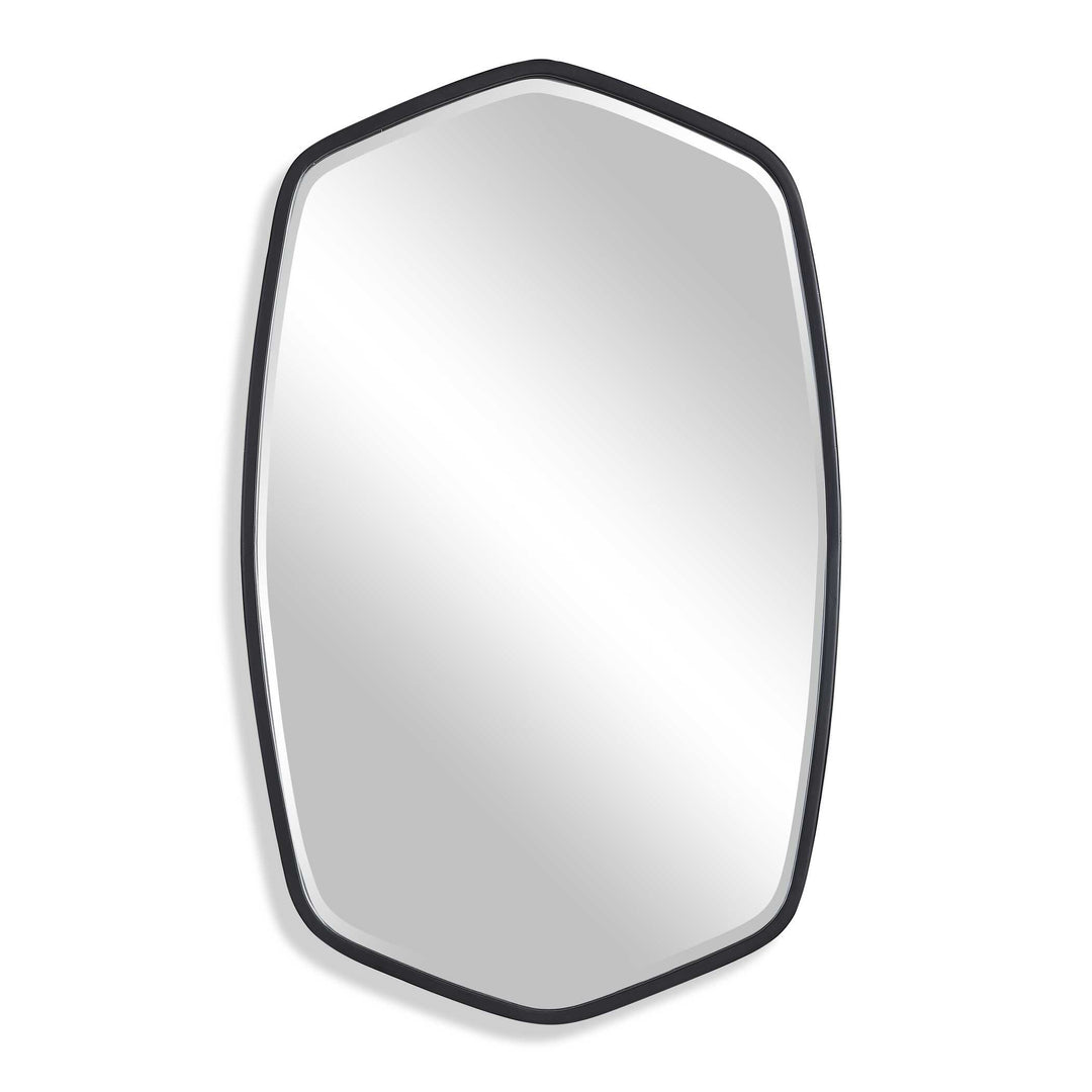 American Home Furniture Uttermost Duronia Black Iron Mirror