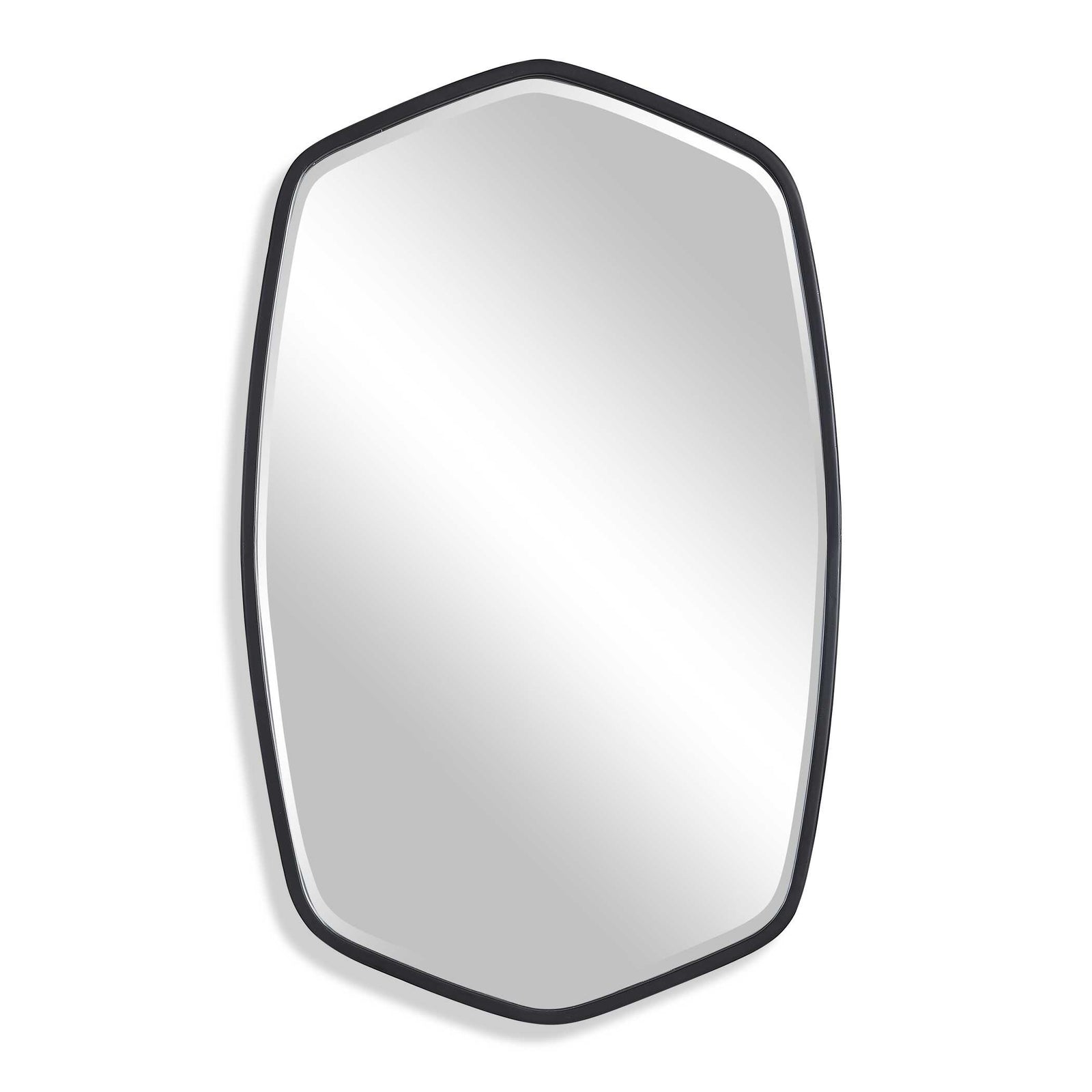 American Home Furniture Uttermost Duronia Black Iron Mirror