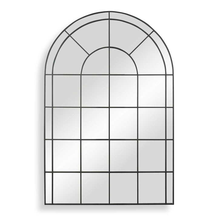 American Home Furniture Uttermost Grantola Black Arch Iron Mirror