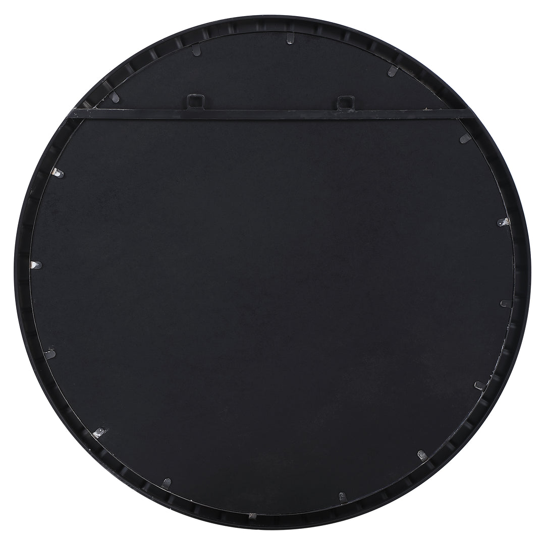 American Home Furniture Uttermost Dandridge Round Industrial Mirror