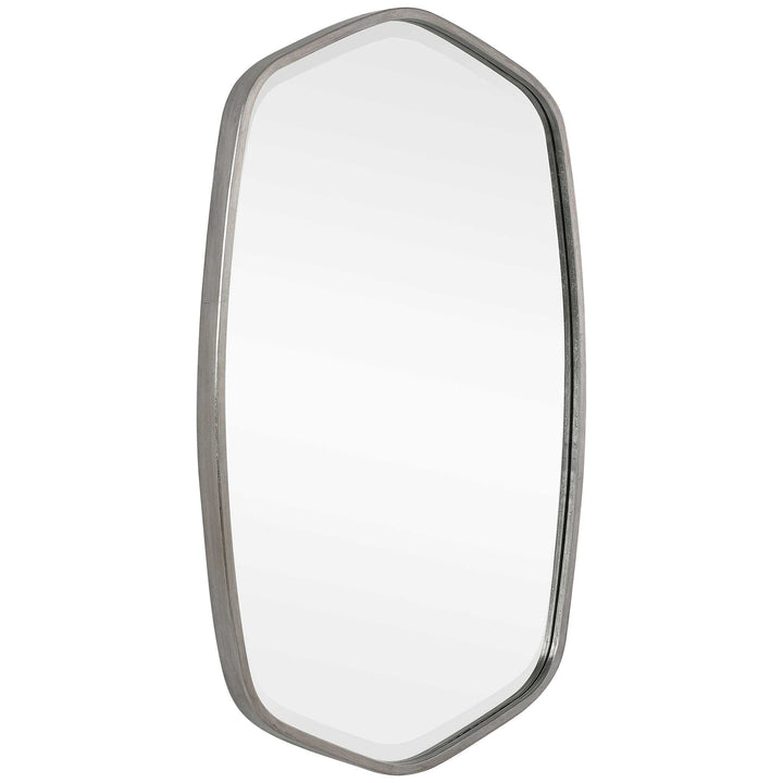 American Home Furniture Uttermost Duronia Brushed Silver Mirror