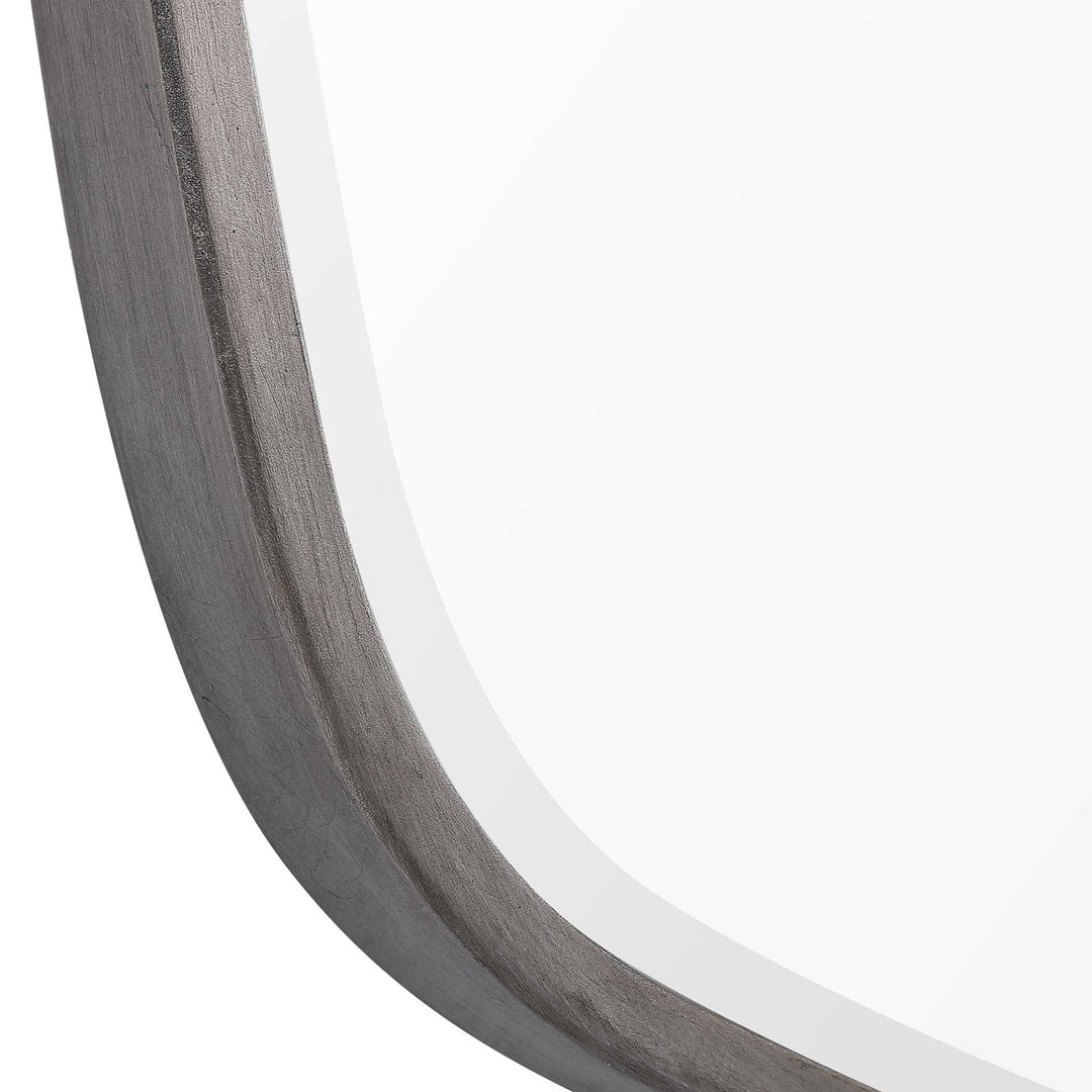 American Home Furniture Uttermost Duronia Brushed Silver Mirror