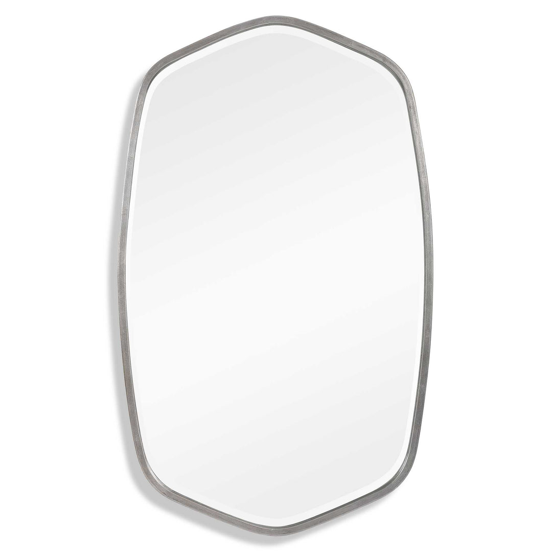American Home Furniture Uttermost Duronia Brushed Silver Mirror