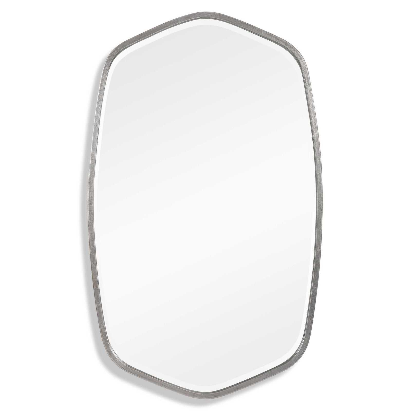 American Home Furniture Uttermost Duronia Brushed Silver Mirror