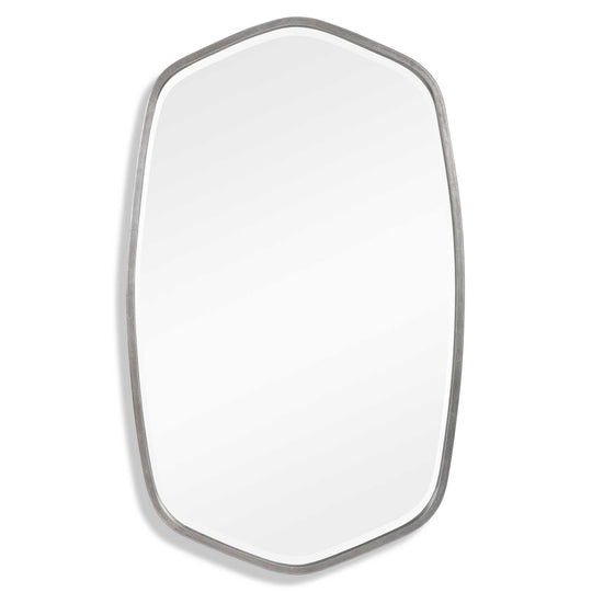 American Home Furniture Uttermost Duronia Brushed Silver Mirror