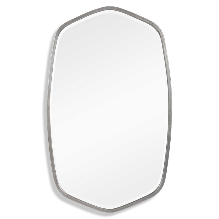 American Home Furniture Uttermost Duronia Brushed Silver Mirror