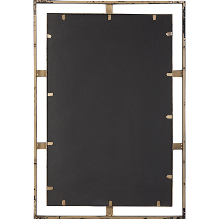 American Home Furniture Uttermost Carrizo Gold & Bronze Rectangle Mirror