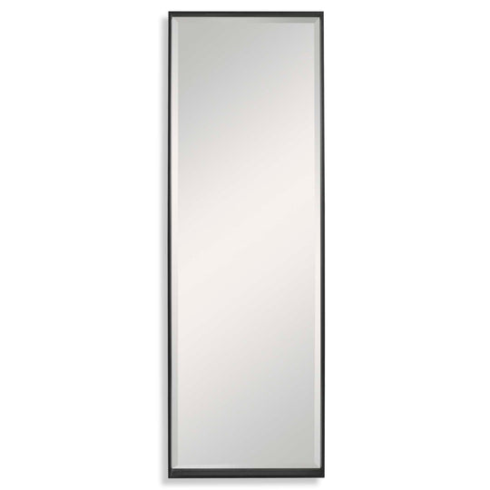 American Home Furniture Uttermost Kahn Oversized Black Rectangular Mirror