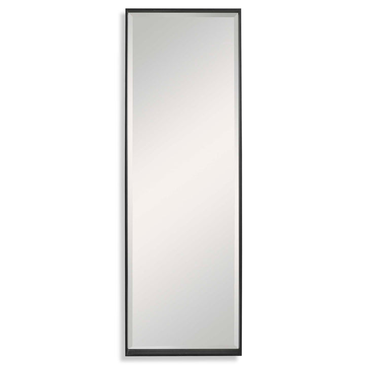 American Home Furniture Uttermost Kahn Oversized Black Rectangular Mirror