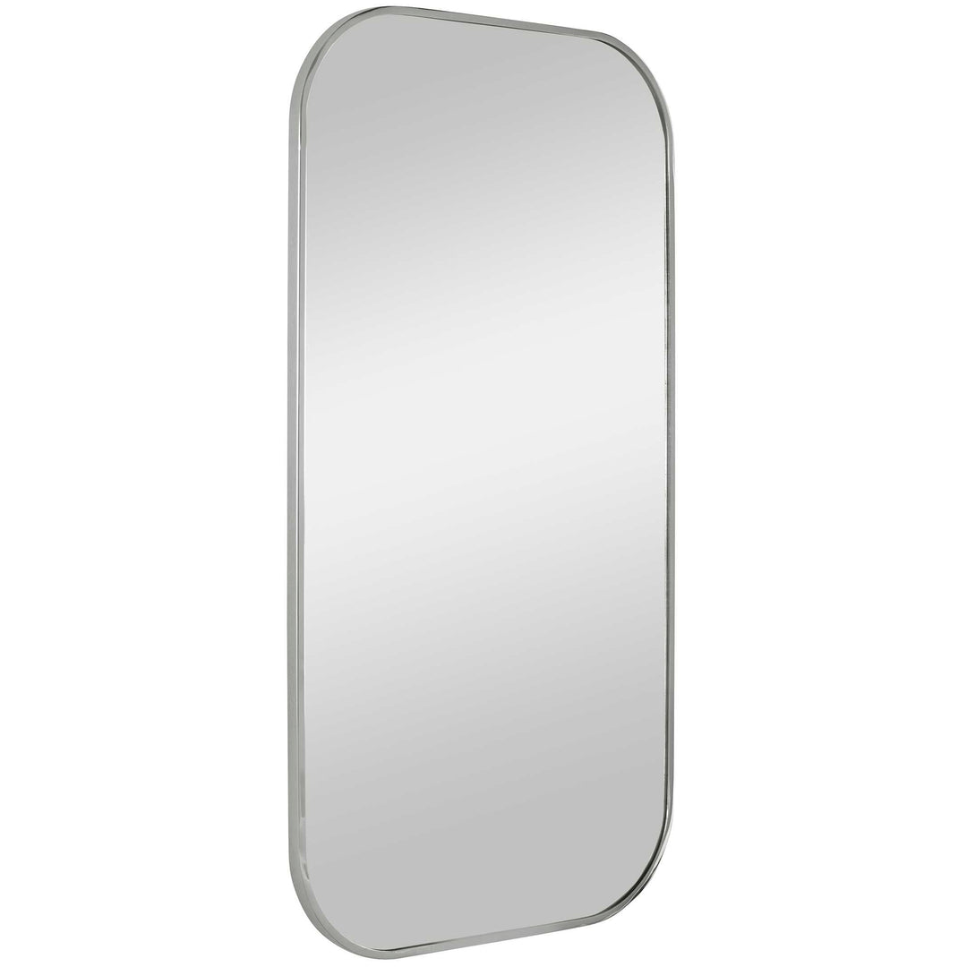 American Home Furniture Uttermost Taft Polished Nickel Mirror