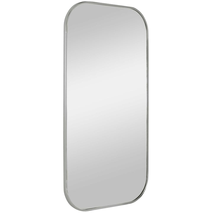 American Home Furniture Uttermost Taft Polished Nickel Mirror