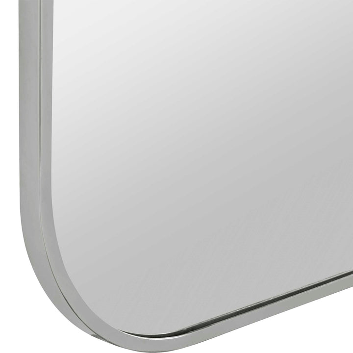 American Home Furniture Uttermost Taft Polished Nickel Mirror