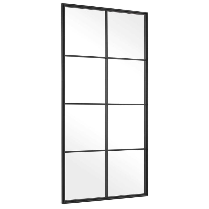 American Home Furniture Uttermost Rousseau Iron Window Mirror
