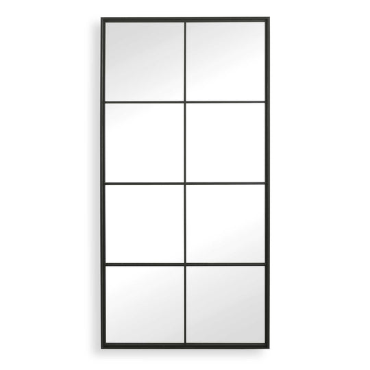 American Home Furniture Uttermost Rousseau Iron Window Mirror