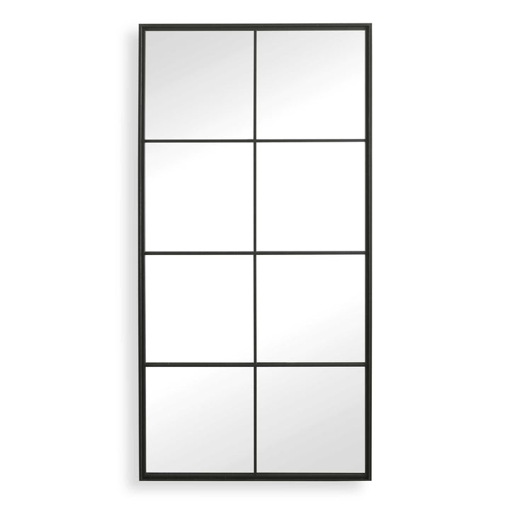 American Home Furniture Uttermost Rousseau Iron Window Mirror