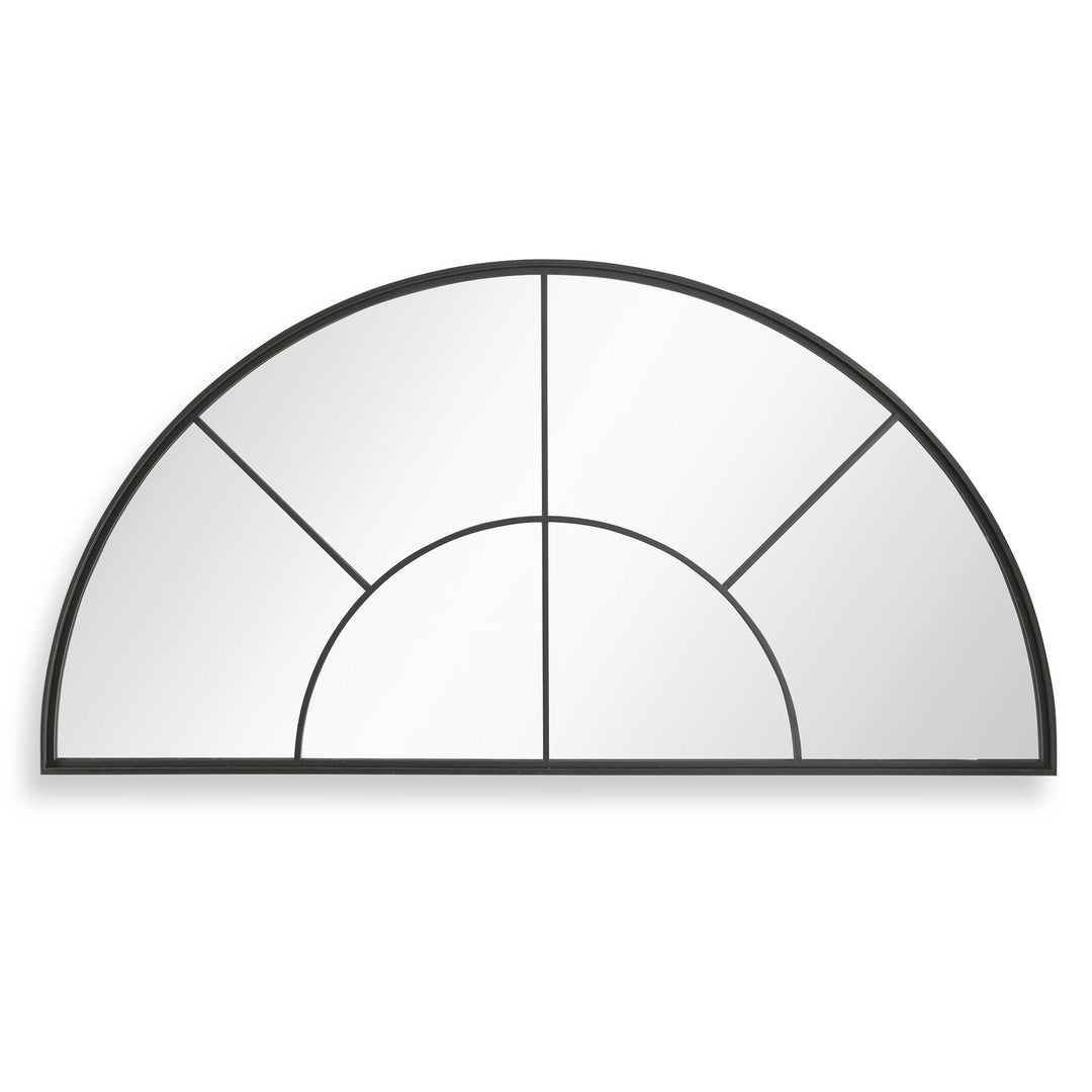American Home Furniture Uttermost Rousseau Iron Window Arch Mirror