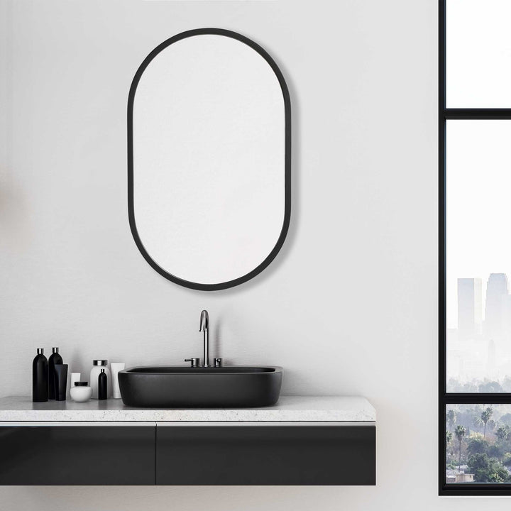 Lily Mirror - Matte Black
